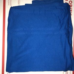 Lularoe TC Solid Blue